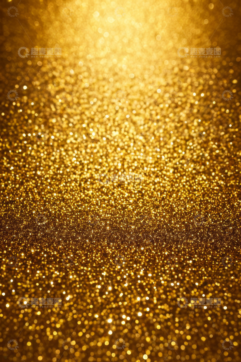 高清大图下载【趣麦麦图】金色闪亮抽象背景素材