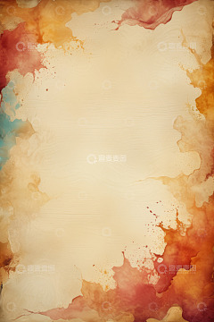 水彩风格背景图