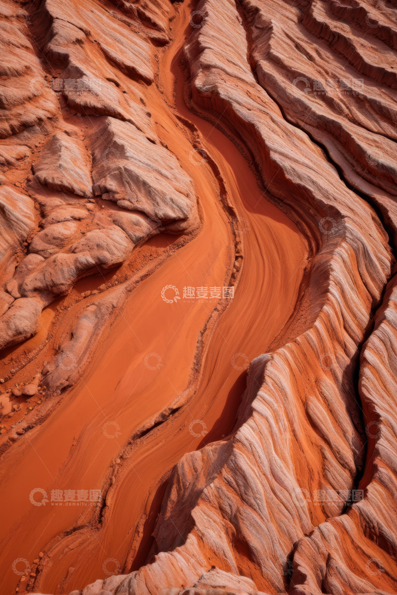 高清大图下载【趣麦麦图】红色岩石峡谷自然风光