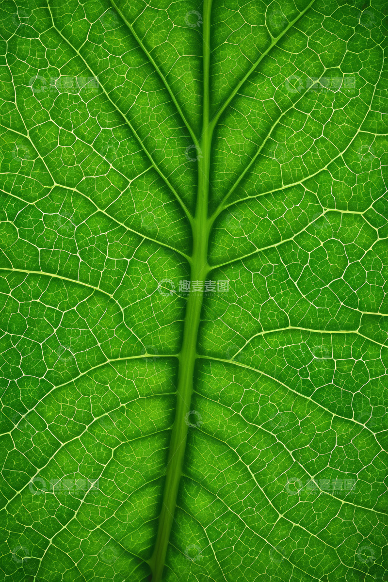 高清大图下载【趣麦麦图】绿色植物叶片纹理特写