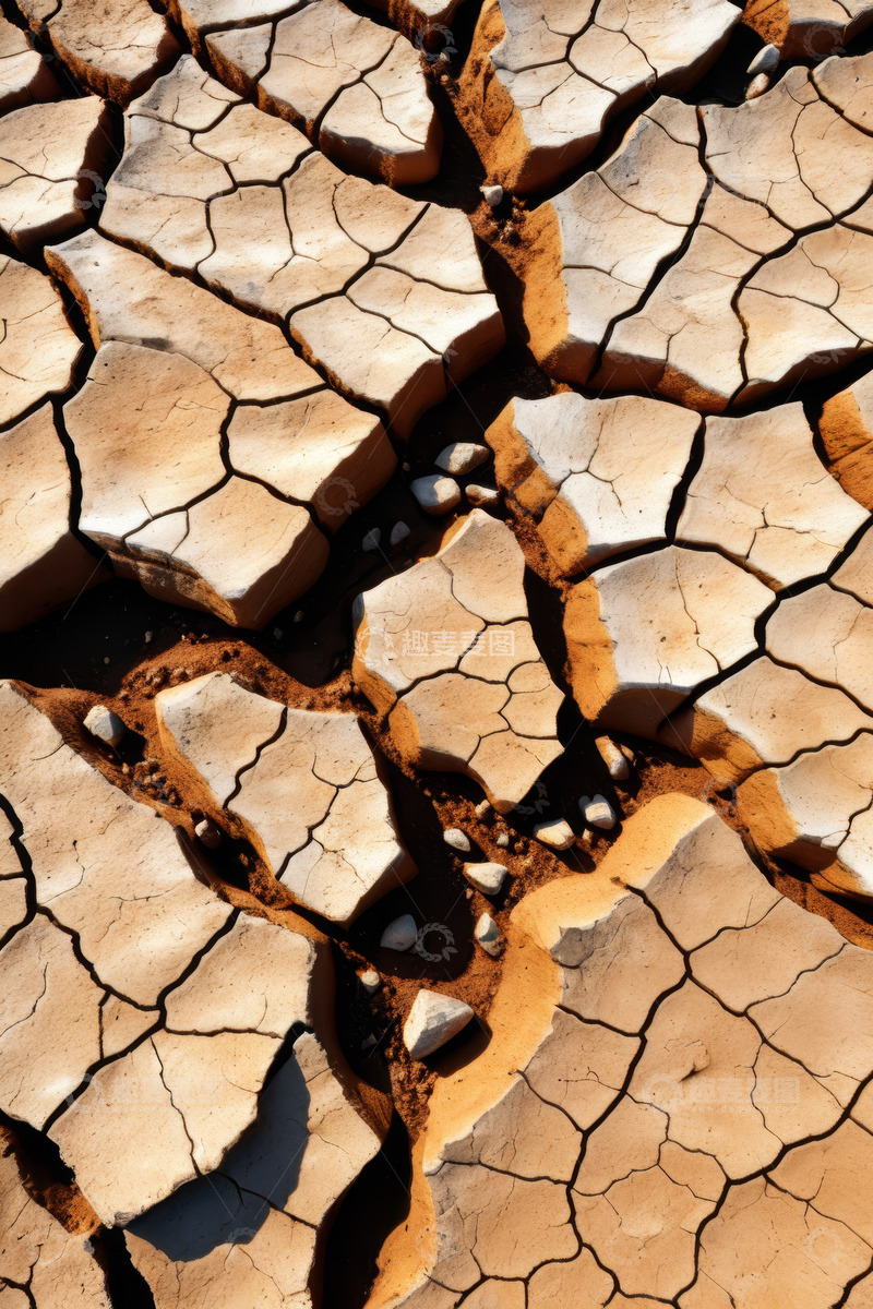高清大图下载【趣麦麦图】干裂的大地地面景象
