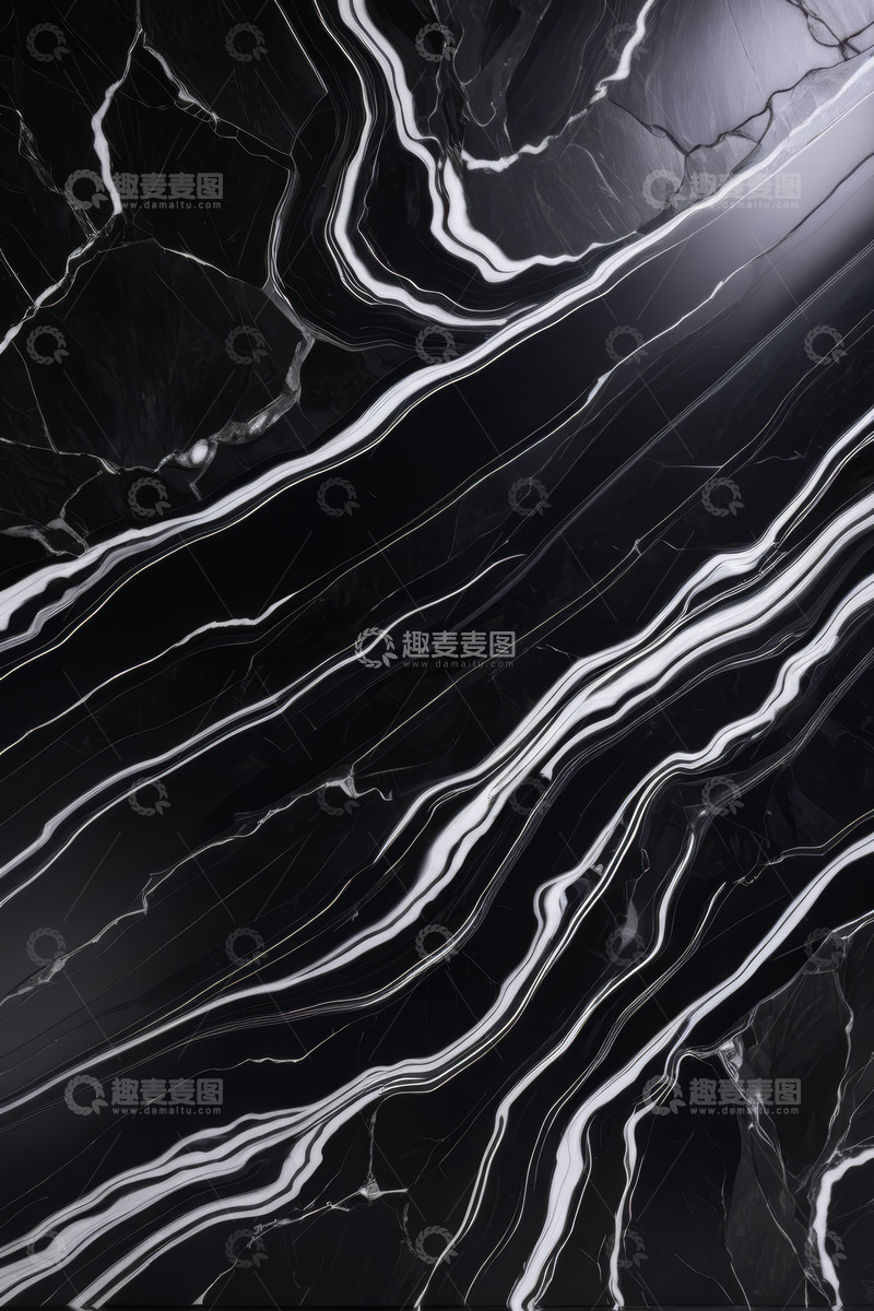 高清大图下载【趣麦麦图】黑白大理石纹理图案