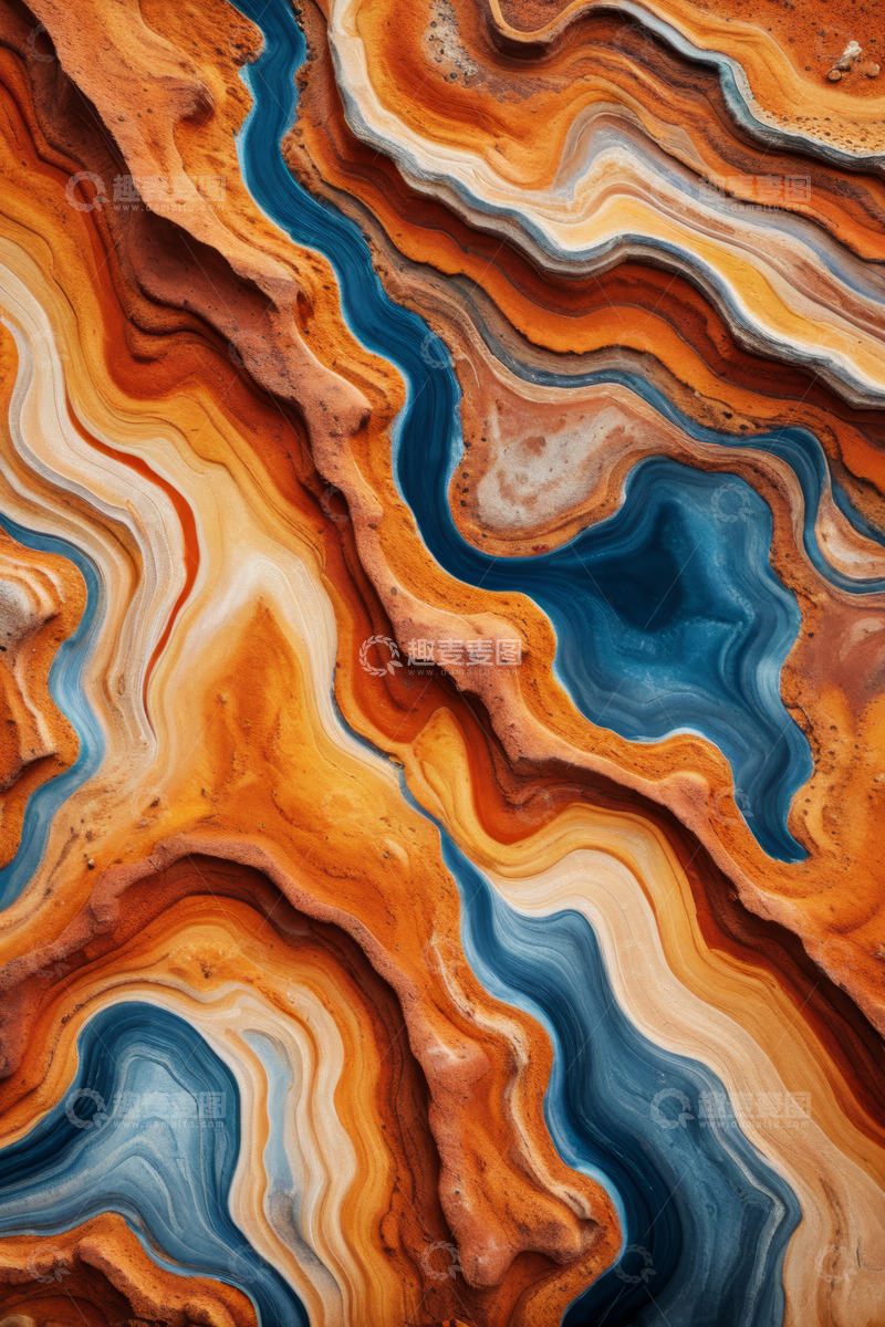 高清大图下载【趣麦麦图】多彩纹理艺术图案背景