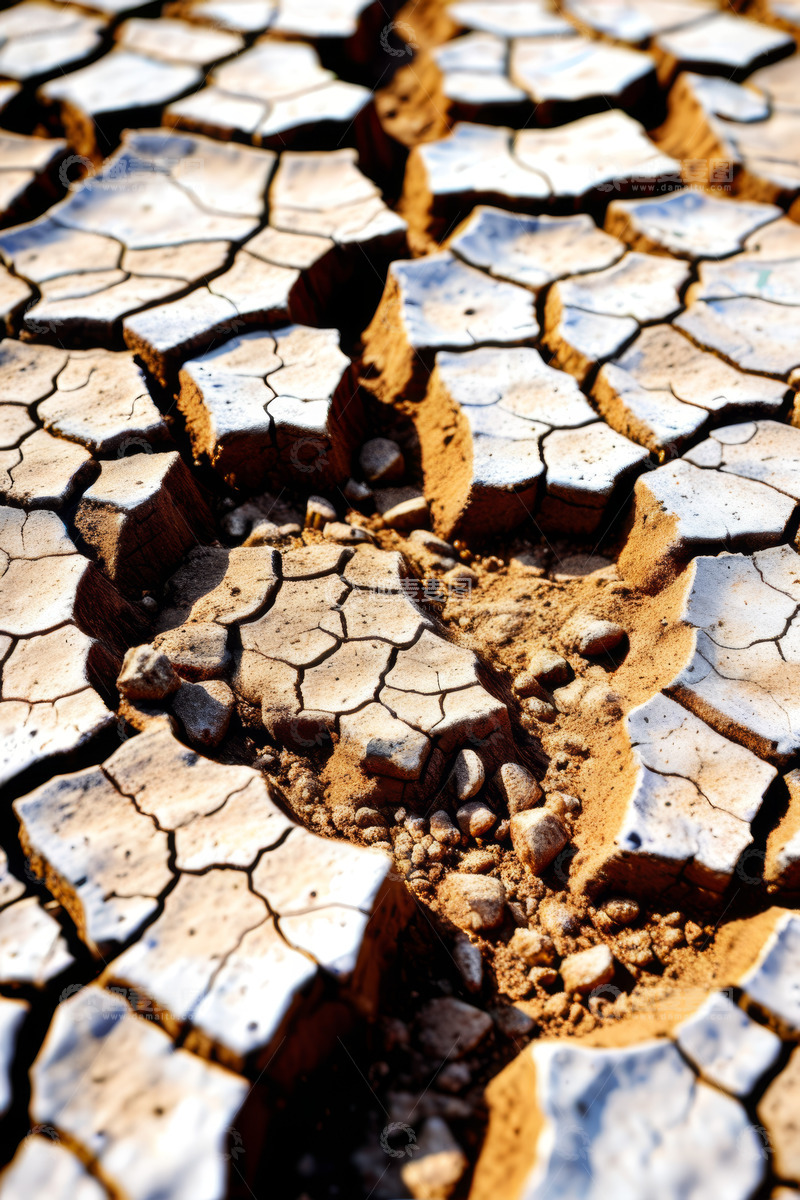 高清大图下载【趣麦麦图】干裂地面特写