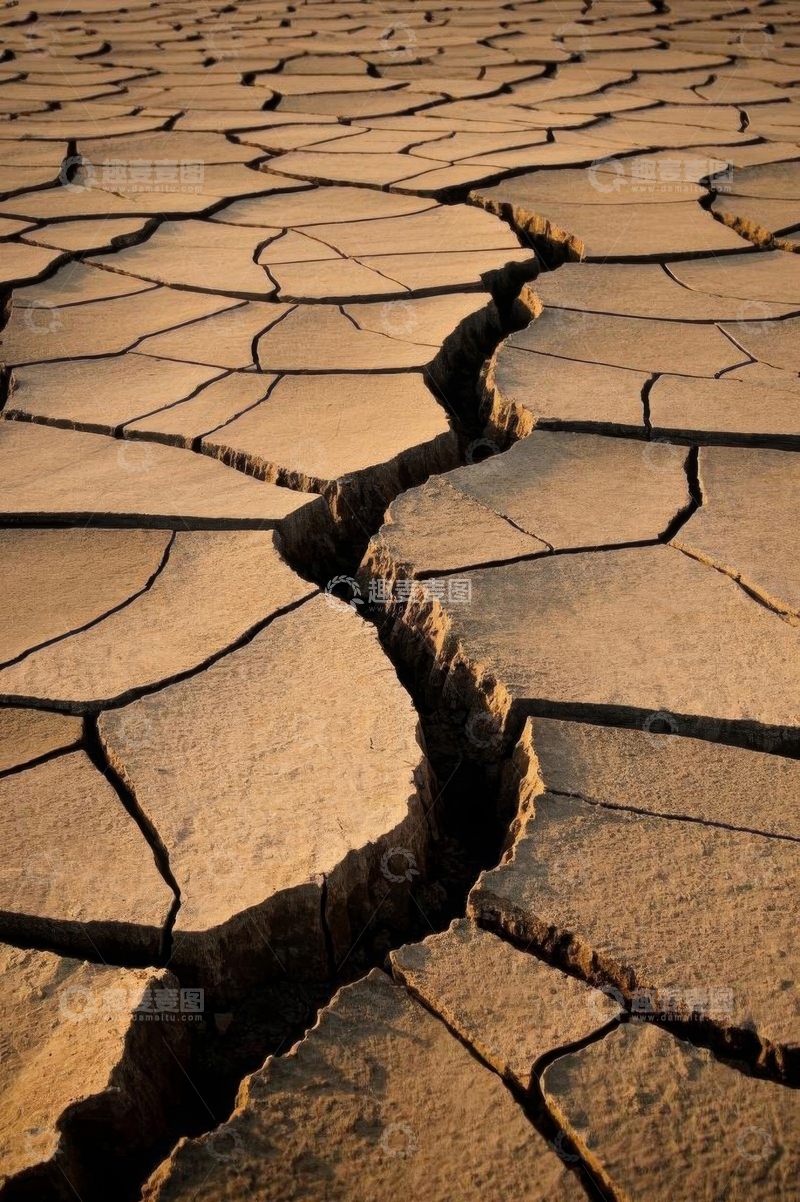 高清大图下载【趣麦麦图】干裂土地特写