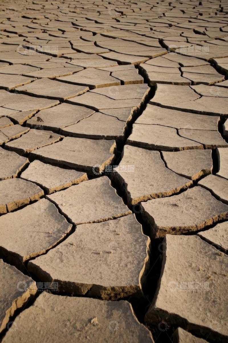 高清大图下载【趣麦麦图】干裂地面自然景象素材