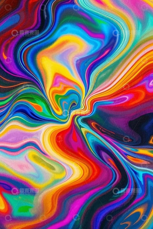 色彩斑斓抽象艺术背景图案