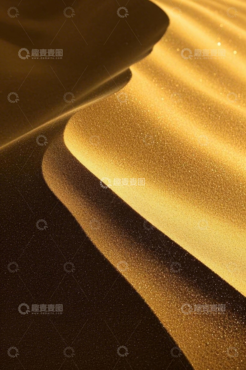 高清大图下载【趣麦麦图】金色沙丘自然景观特写