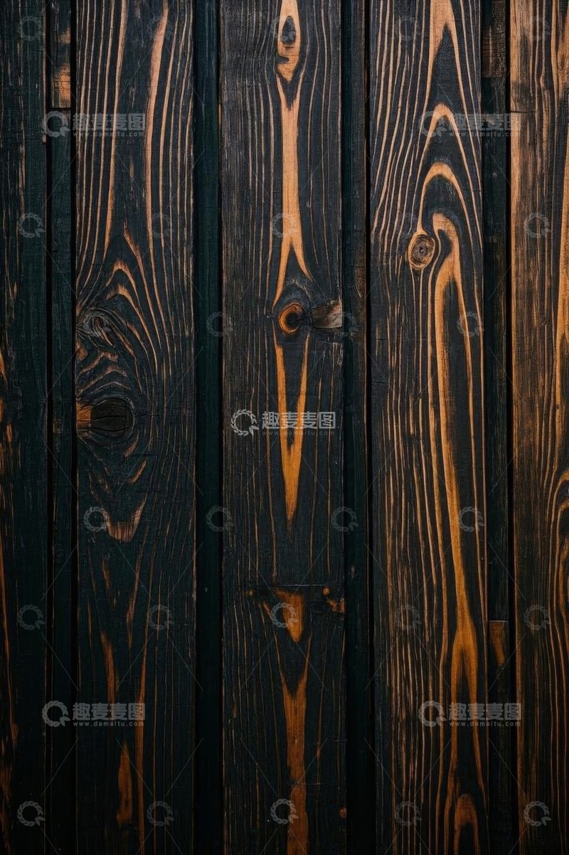 高清大图下载【趣麦麦图】深色木纹背景纹理