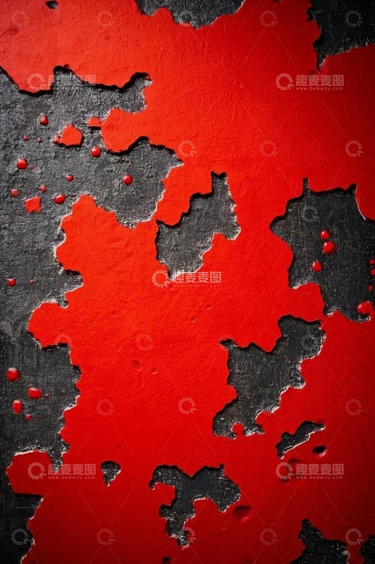 红黑斑驳纹理背景