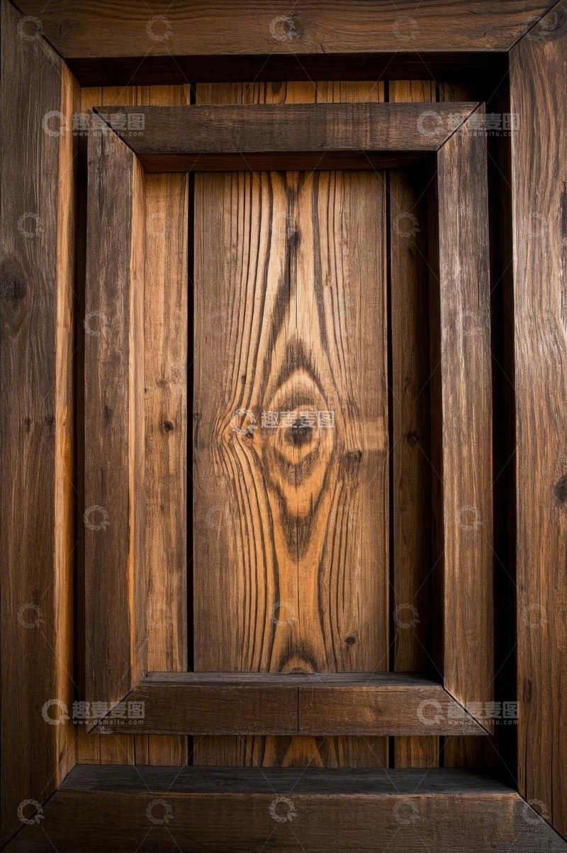 高清大图下载【趣麦麦图】木质纹理门板特写