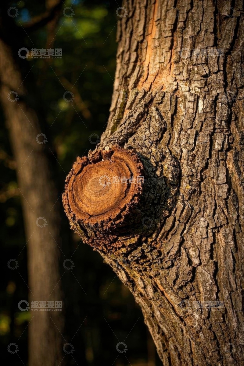 高清大图下载【趣麦麦图】树干树结特写