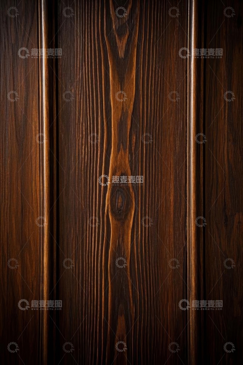高清大图下载【趣麦麦图】深色木材纹理特写