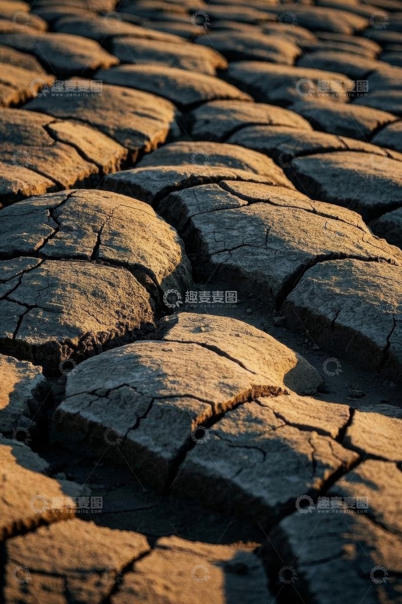 高清大图下载【趣麦麦图】干裂土地特写