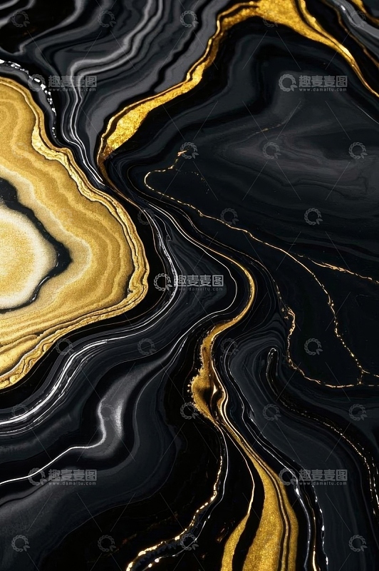 黑金抽象纹理艺术背景