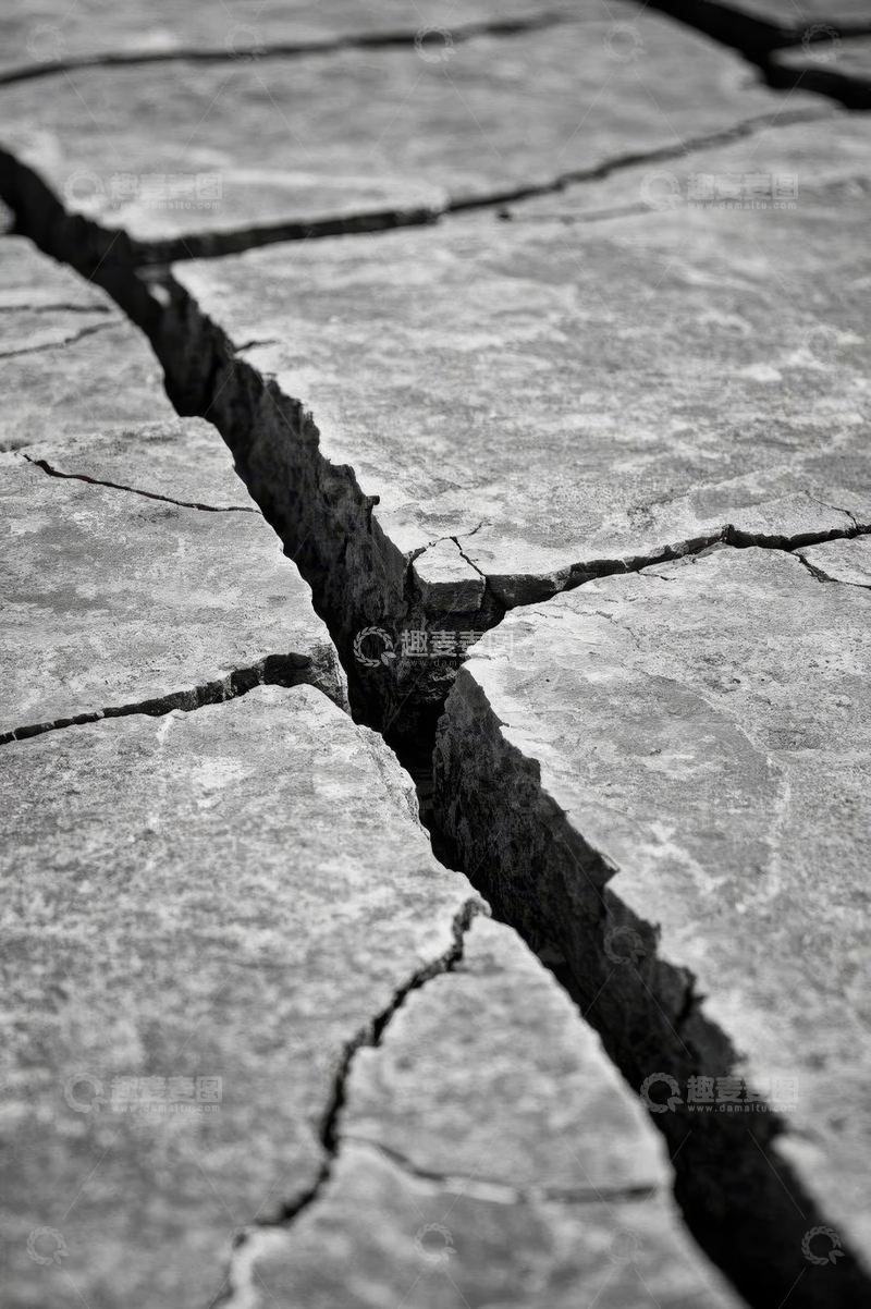 高清大图下载【趣麦麦图】干裂土地特写