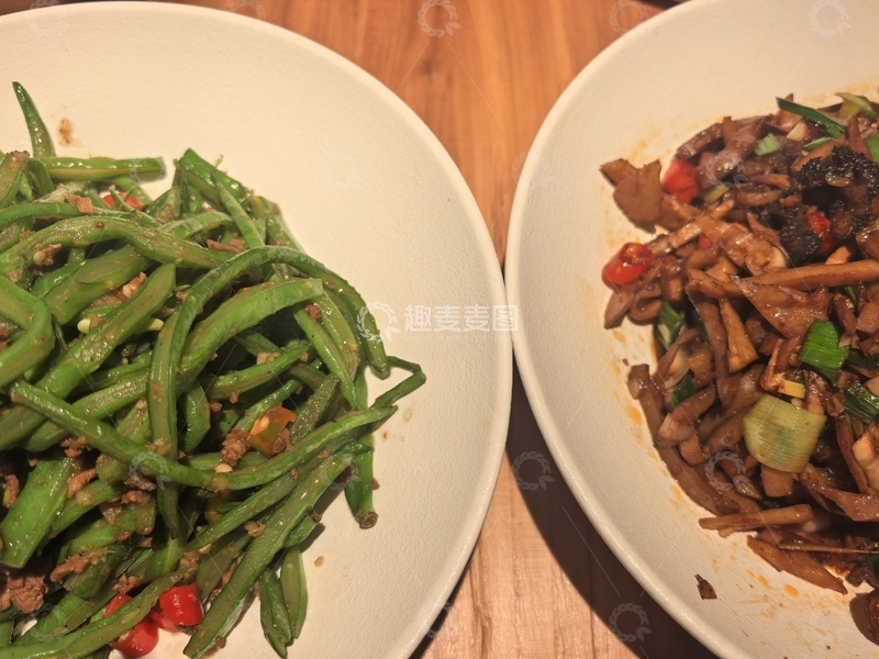 高清大图下载【趣麦麦图】-中式家常菜两盘