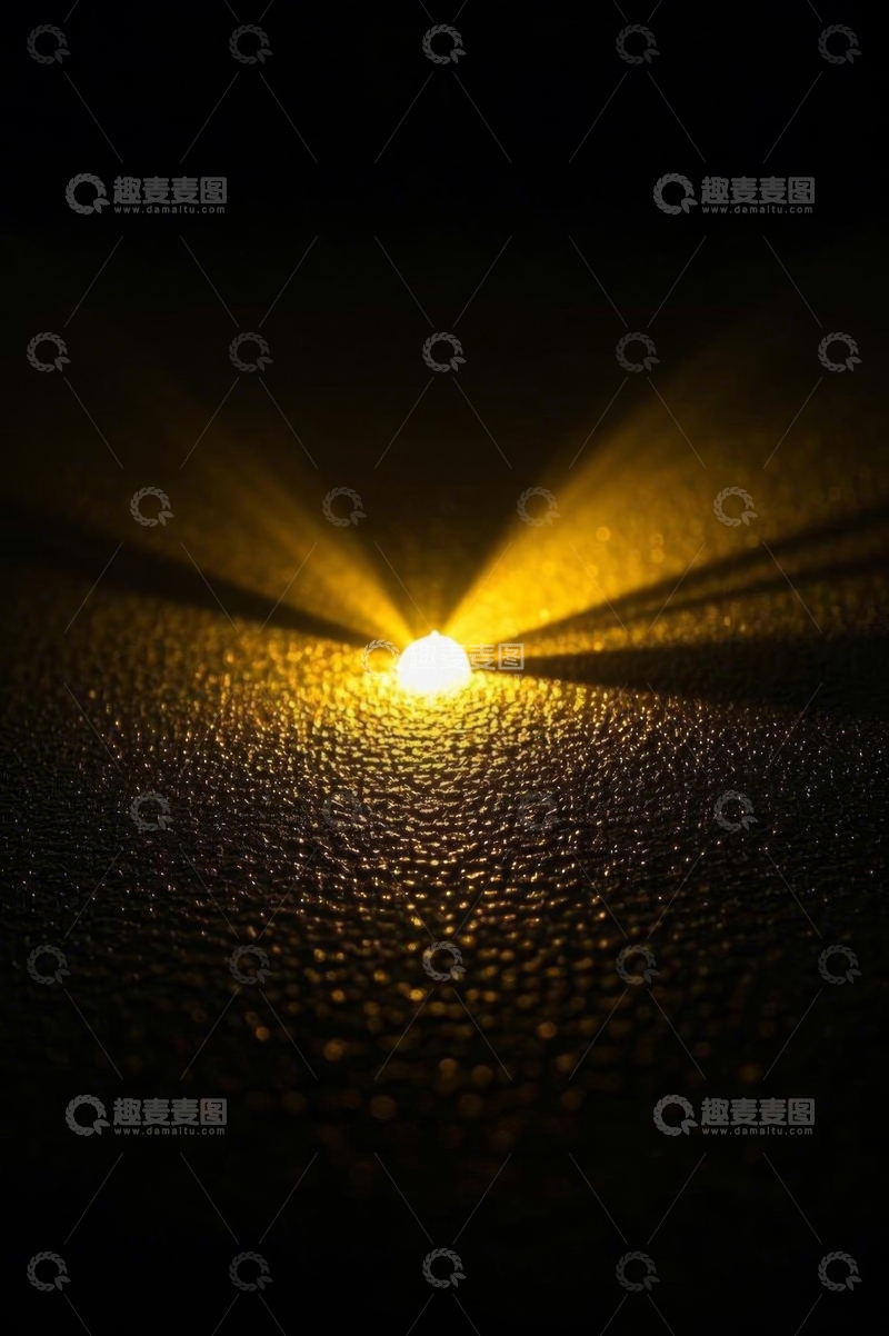 高清大图下载【趣麦麦图】黑色背景上的黄色光斑纹理
