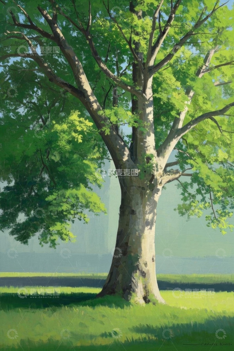 高清大图下载【趣麦麦图】户外独立大树自然风景