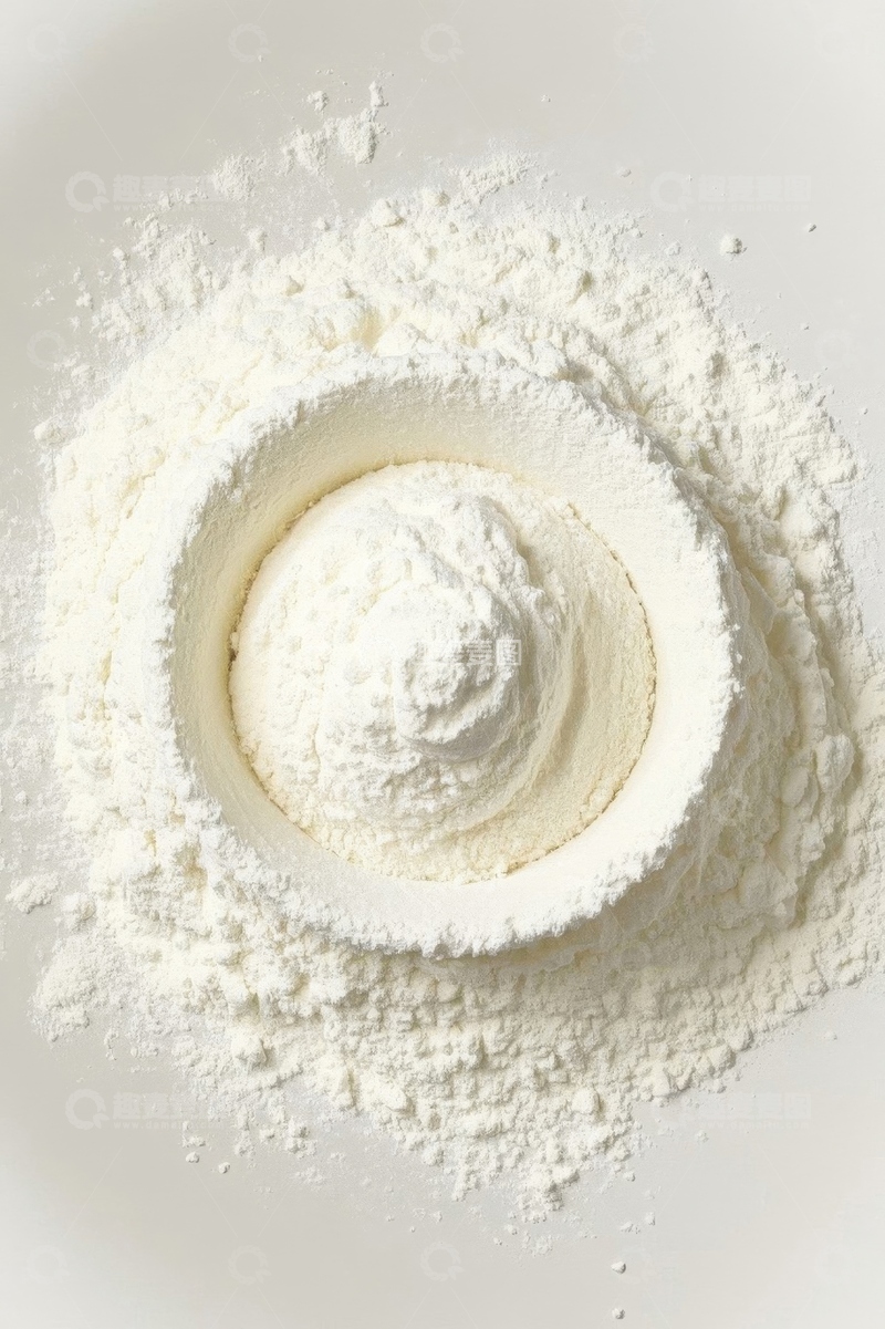 高清大图下载【趣麦麦图】白色面粉堆特写