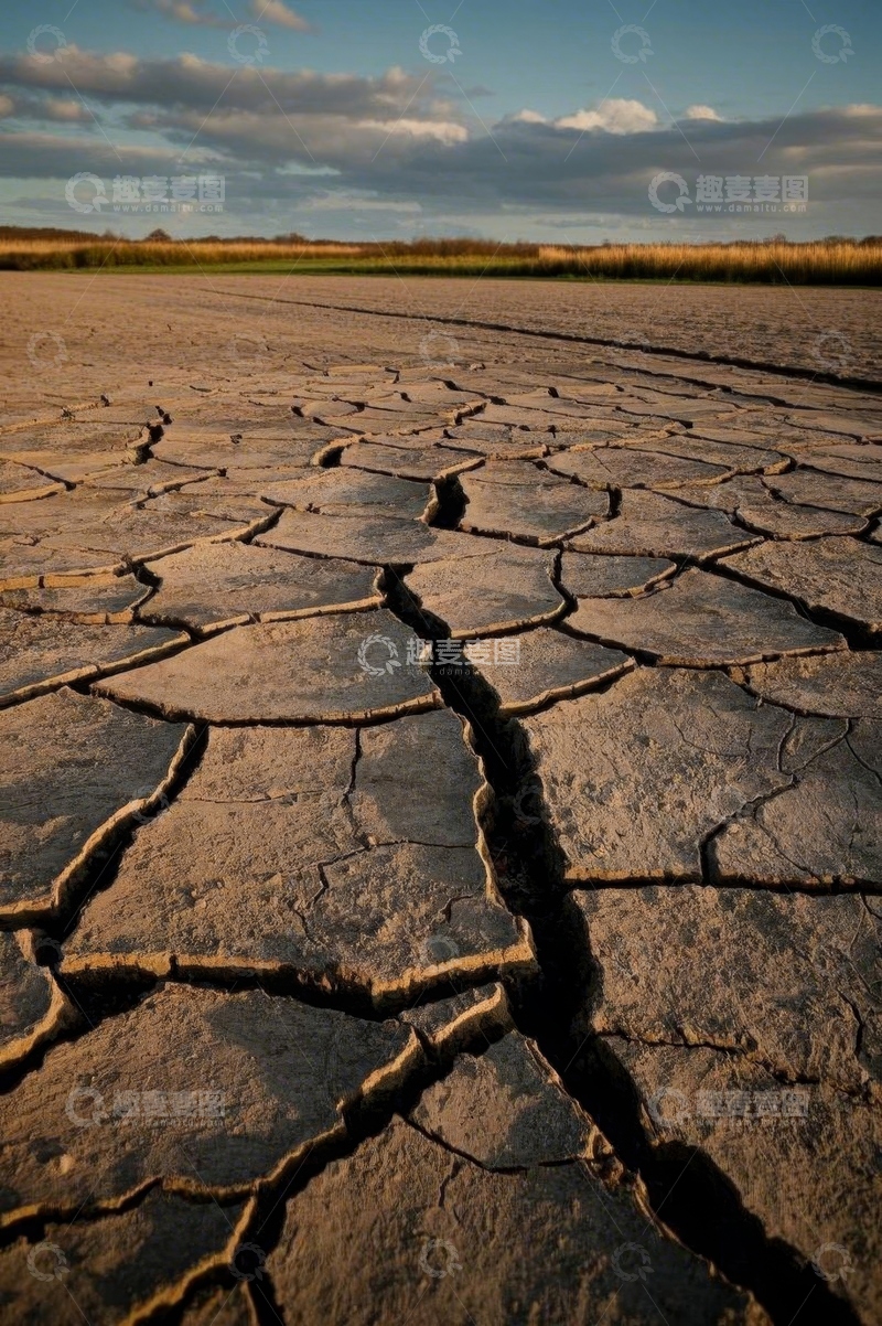 高清大图下载【趣麦麦图】干裂的土地自然风光