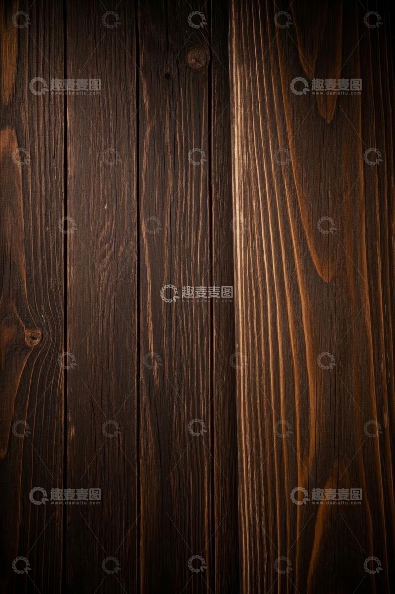 高清大图下载【趣麦麦图】深色木质纹理背景素材