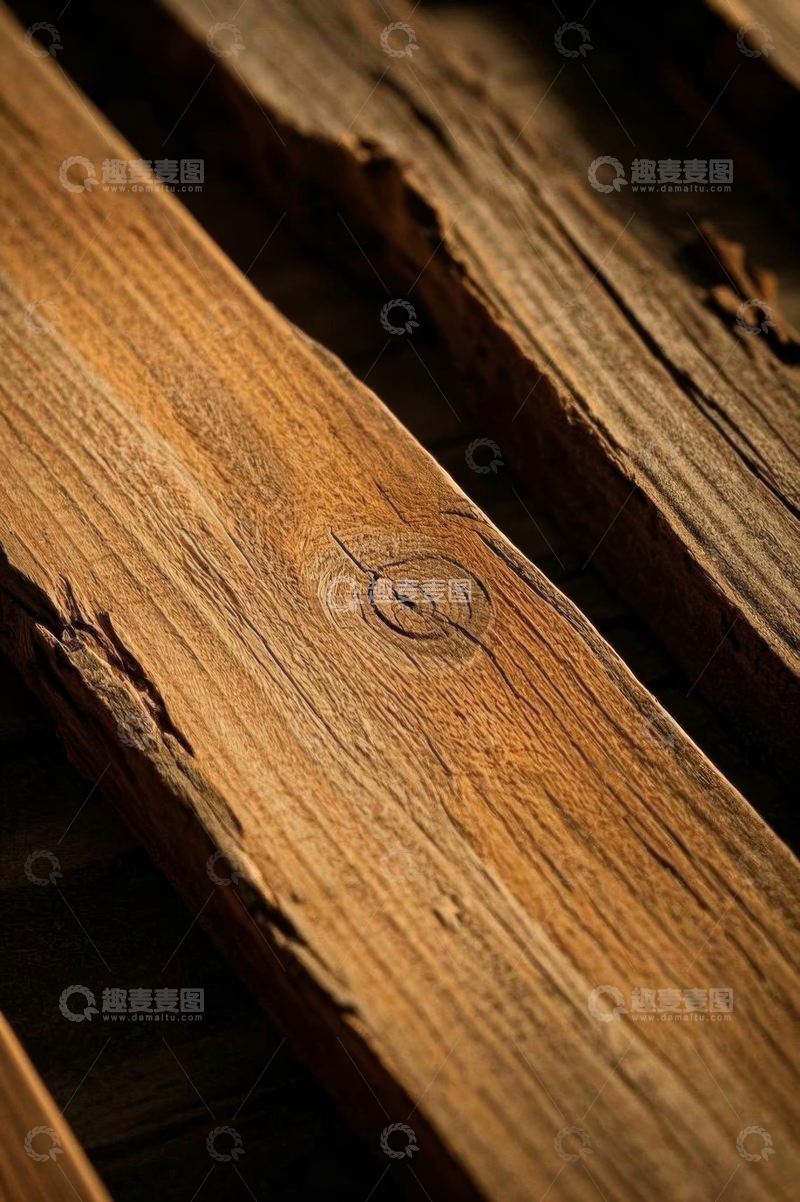 高清大图下载【趣麦麦图】老旧木板纹理特写