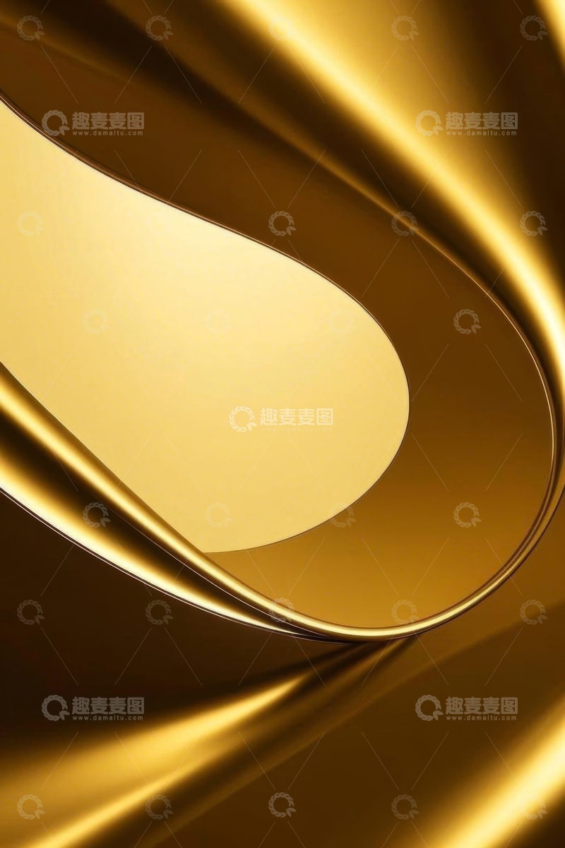 高清大图下载【趣麦麦图】金色丝绸质感背景纹理