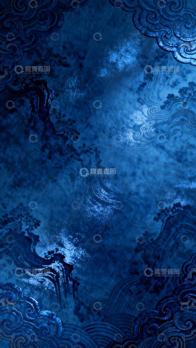 高清大图下载【趣麦麦图】东方水墨山水艺术画作