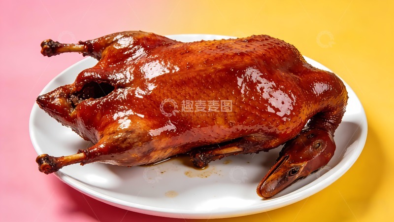 高清大图下载【趣麦麦图】一盘酱板鸭酱鸭