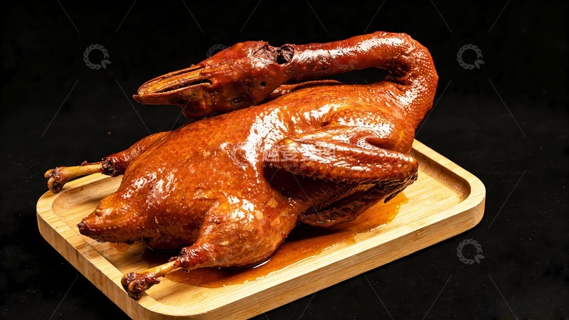 高清大图下载【趣麦麦图】色泽诱人的酱板鸭酱鸭