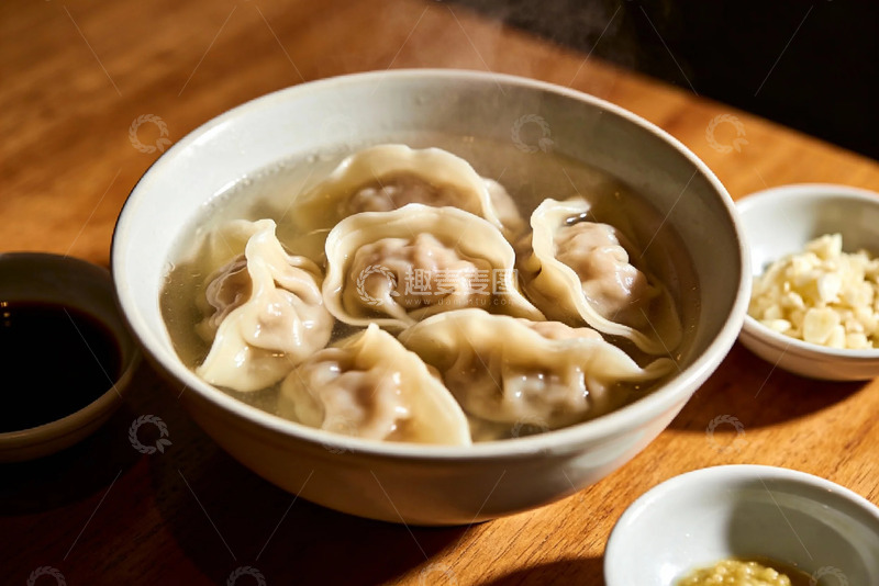 高清大图下载【趣麦麦图】中式汤饺美食摄影