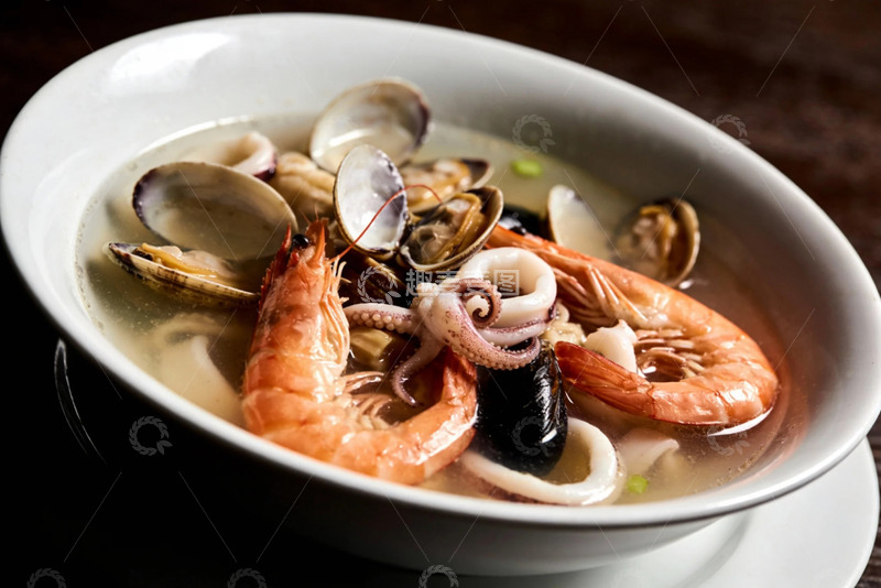 高清大图下载【趣麦麦图】海鲜汤美味鲜汤