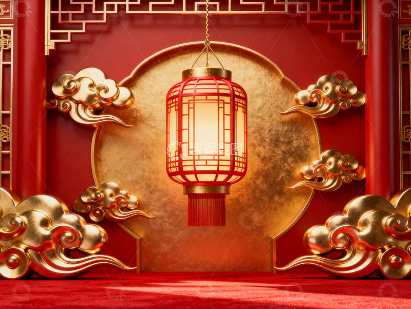 高清大图下载【趣麦麦图】新年元旦春节背景_普屏106