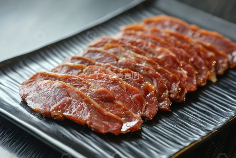 高清大图下载【趣麦麦图】一盘美味的烤瘦肉片