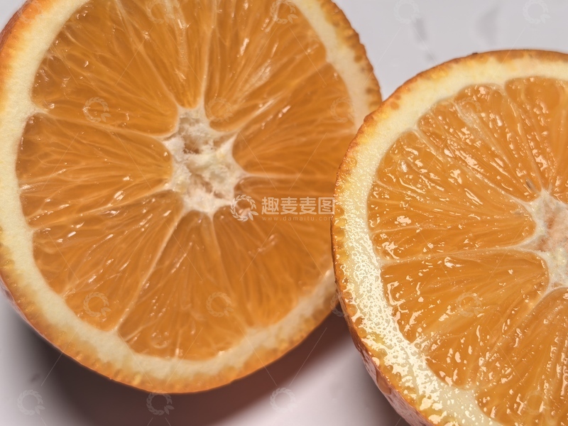高清大图下载【趣麦麦图】新鲜橙子特写摄影图片