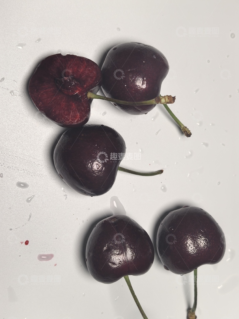 高清大图下载【趣麦麦图】车厘子特写图片