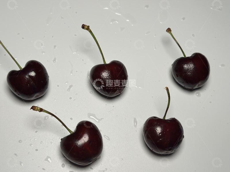 高清大图下载【趣麦麦图】樱桃特写摄影图片
