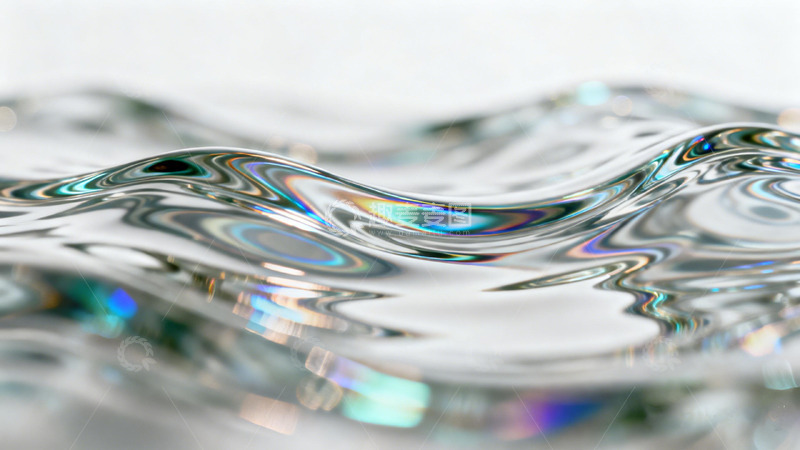 高清大图下载【趣麦麦图】金属波纹反光艺术摄影图片