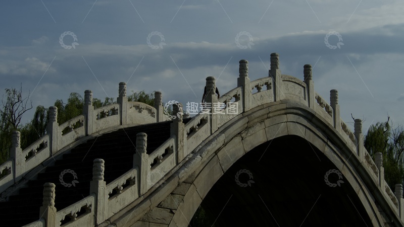 高清大图下载【趣麦麦图】北京颐和园桥
