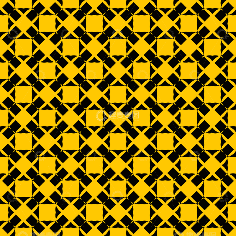 源文件下载【趣麦麦图】黄黑几何花纹背景图461