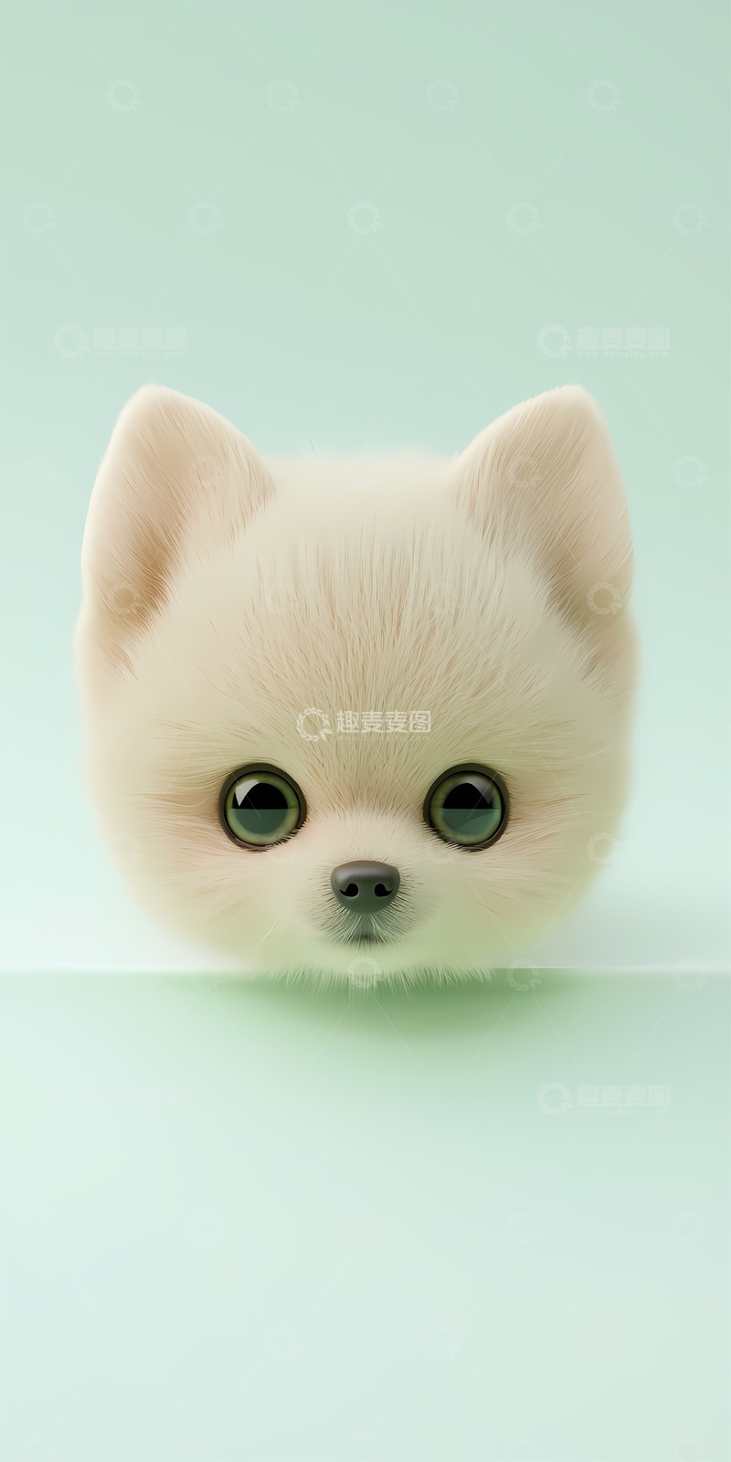 高清大图下载【趣麦麦图】萌犬卡通头像插画