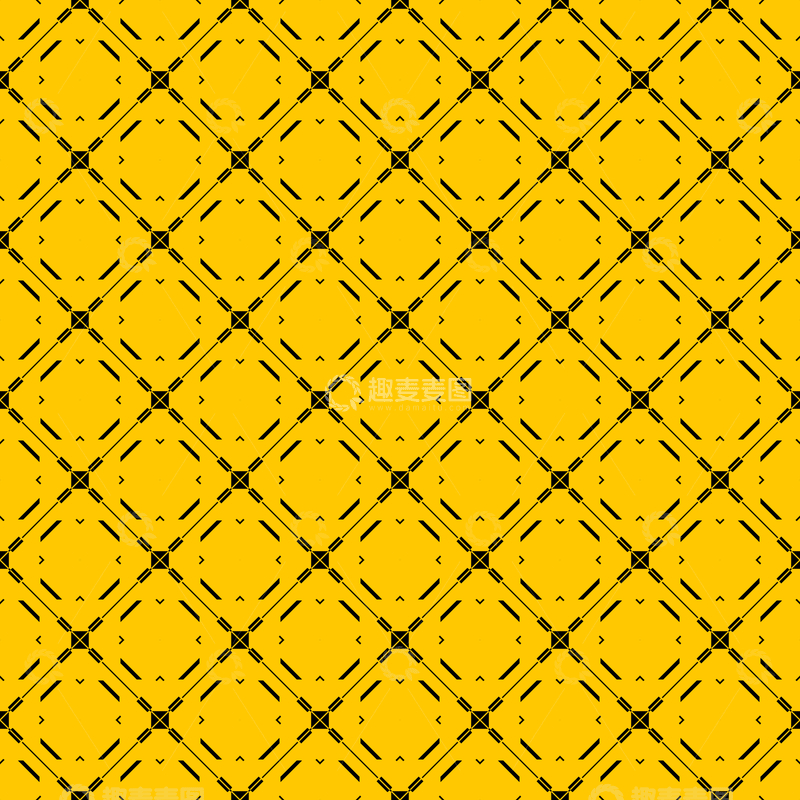 源文件下载【趣麦麦图】黄黑几何花纹背景图503