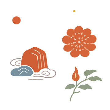 极简风东方元素插画