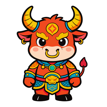 卡通牛年形象设计