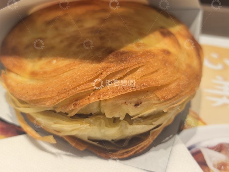 高清大图下载【趣麦麦图】-金黄层肉夹馍美食摄影