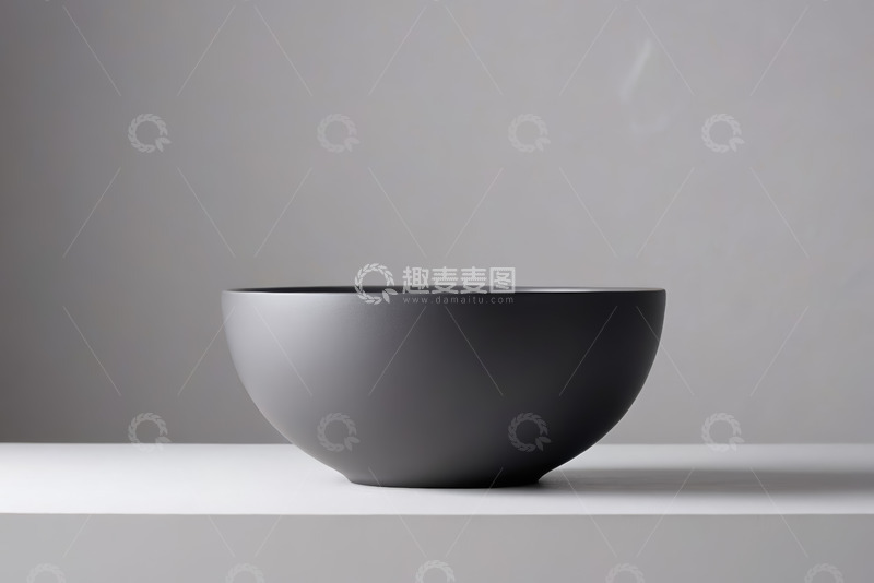 高清大图下载【趣麦麦图】黑色碗静物展示