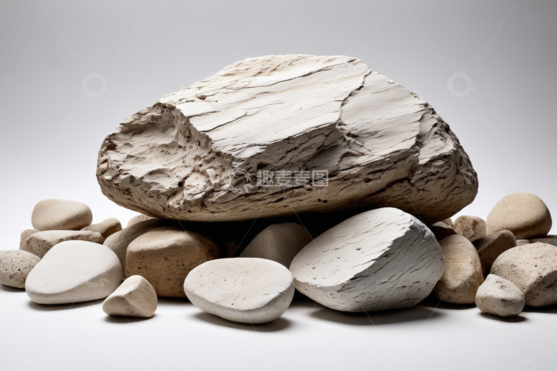 高清大图下载【趣麦麦图】大小不一石头组合静物