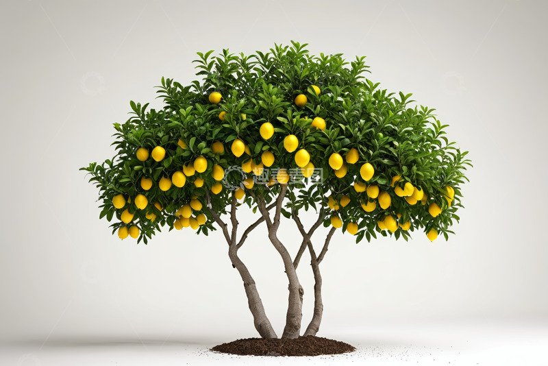 高清大图下载【趣麦麦图】硕果累累的柠檬树