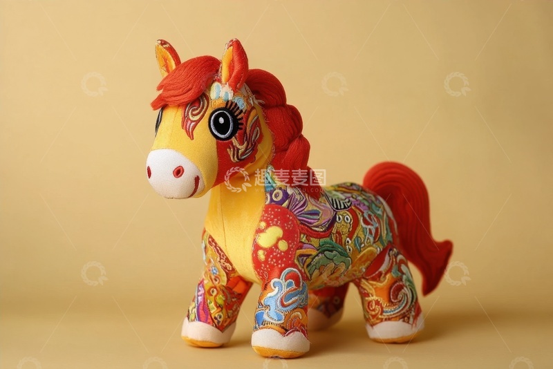 高清大图下载【趣麦麦图】一个马年玩偶玩具